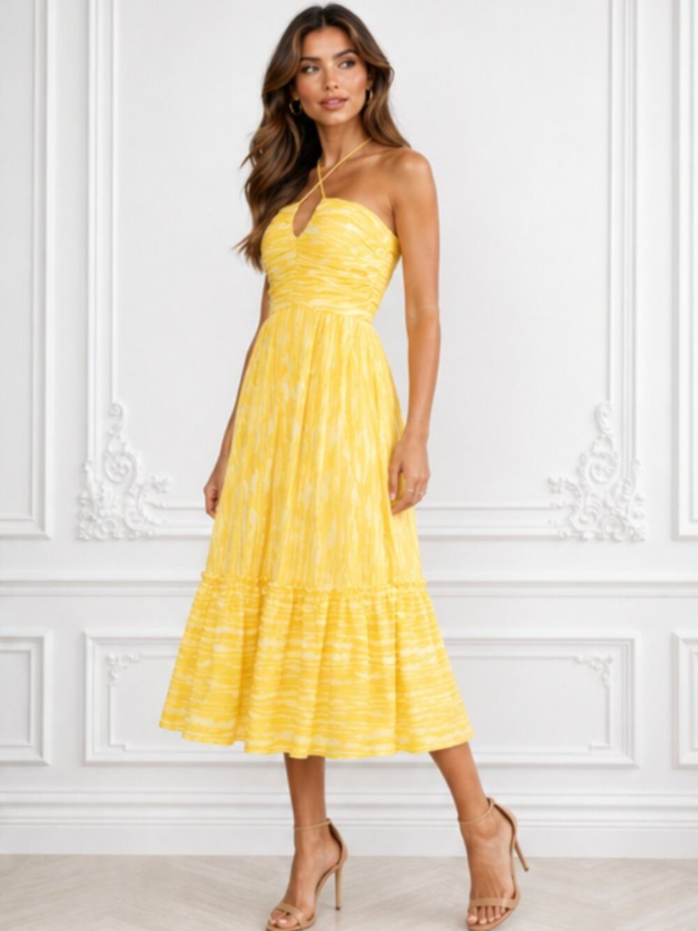 Medium Yellow Brunch Dress - Picture 3 of 3